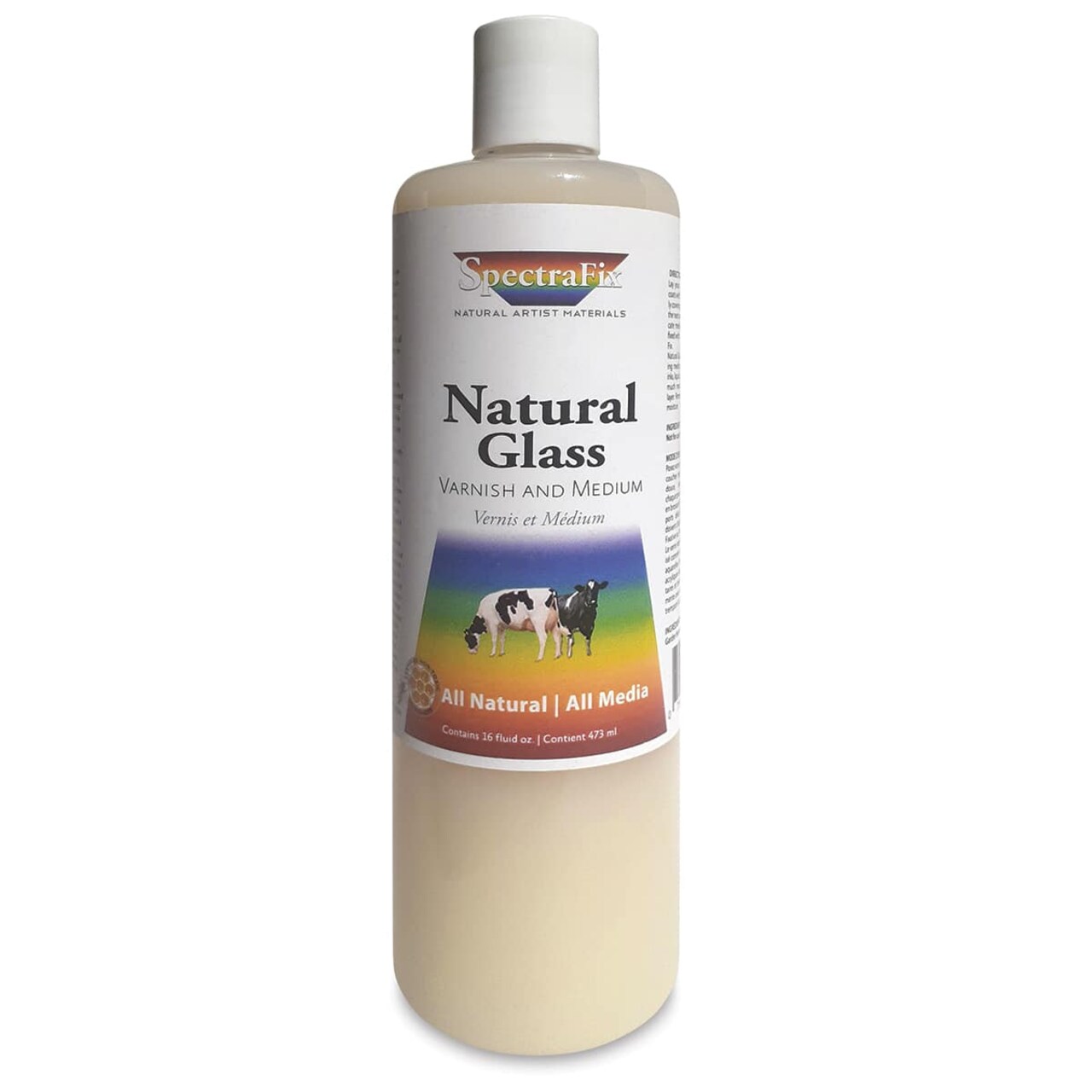 SpectraFix Natural Glass Varnish Painting Medium - 16 oz, Bottle